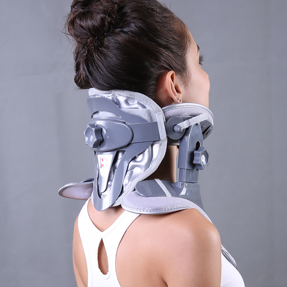 High-Quality Relief Collar Physiotherapy Adjustable Stretcher Spine Corrector Support Air Neck Cervical Traction Device High-Quality Relief Collar Physiotherapy Adjustable Stretcher Spine Corrector Support Air Neck Cervical Traction Device